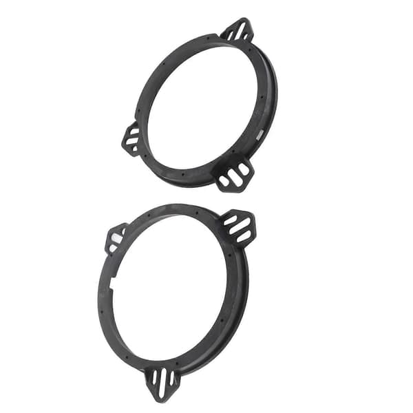 2pcs Speaker Spacer Adapter Bracket 6.5 Inch Black Door Speaker Adapter Spacer Rings Replacement for Subaru Impreza Forester