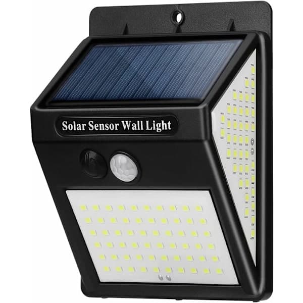 Outdoor Solar Light - Motion Sensor, 3 Modes, 144 LED Waterproof Wireless Wall Light for Garage