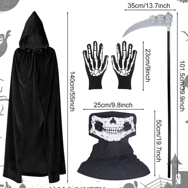 Halloween-kappe, kappe til cosplay og rekvisitter til Halloween-maskerade a 140 a 140