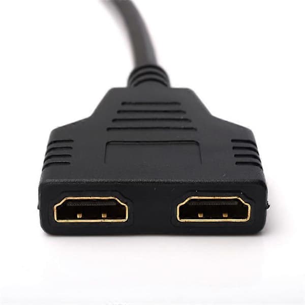 HDMI Splitter Adapter, 1080p HDMI Hann til Dobbel HDMI Hunn