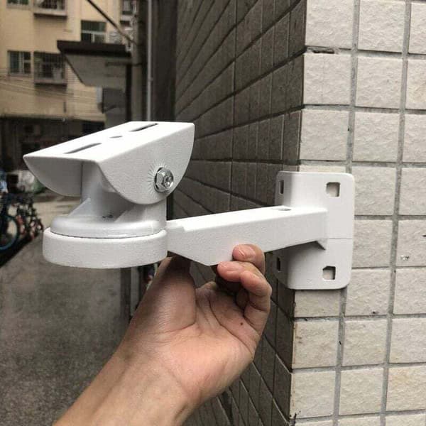 Dome Cameras Security Camera CCTV Surveillance Camera Bracket, 90 Degree External Wall Corner Arm..DEBUNS