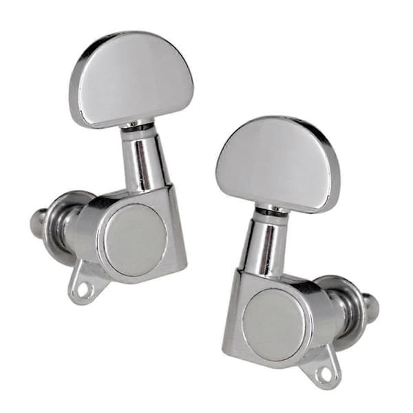 6 pcs (3V3H) Sealed Guitar Tuning Pegs String Tuner Machine Heads Knobs Tuning Keys for Folk Acoustic / Electric Guitar [DB]