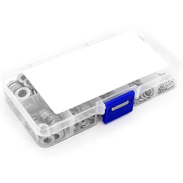 360st Rostfria Platta Brickor Sortimentslåda M2 M2.5 M3 M4 M5 M6 M8 M10