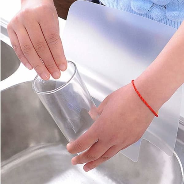 Prevent Splash, Sink Guard, Splash Guard, Water Separator, Kitchen Sink Deflector, Prevent Splash, Protective Board, Sink