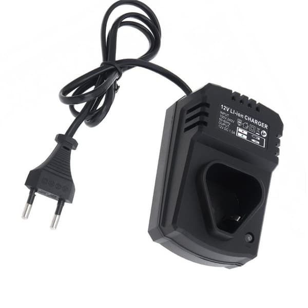 12V elektrisk drillader 110-240V litiumionbatteri for elektrisk skiftenøkkel EU-plugg