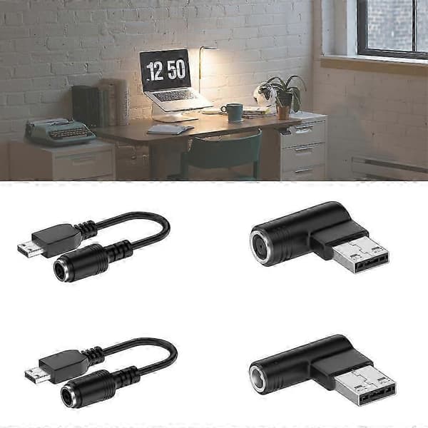MSI USB-stik Laptop Oplader Strømkabel 5.5x2.5mm/7.4x5.0mm/MSI USB-stik A A