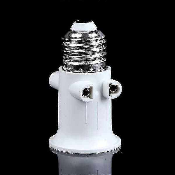 AC100-240V E27 Bulb Adapter Lamp Holder Base Socket Conversion with EU Plug