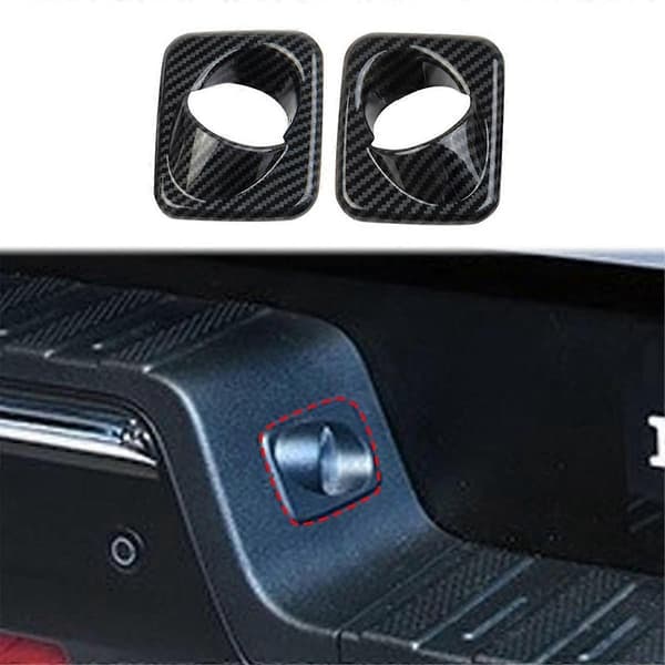 Til 2021-2023 Nummerpladelys Cover Trim Kulfiber Tilbehør