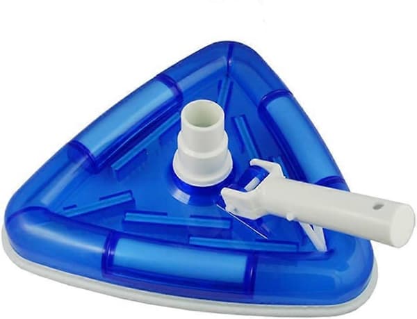 Pool Vacuum Head, Triangular Pool Vacuum Head Dirt Suction Head with Brush for Pool Bath Pool Garden