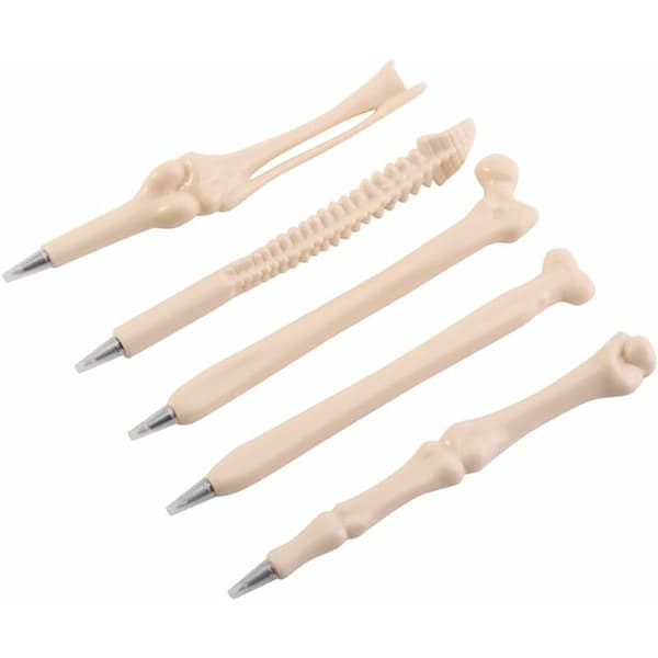 5-pakke eksotiske benformede skrivesaker