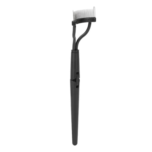 Foldable Eyelash Separator Teeth Eyelash Comb Eyelash Care Tool with Protective Case