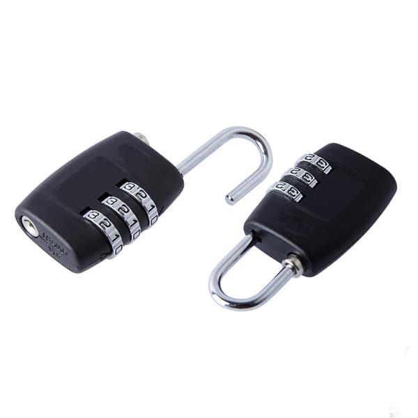 3-digit Combination Padlock TSA Approved Luggage Mini Padlock Gym Security Lock