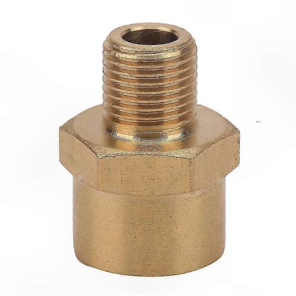 1/8\" BSPP male to 1/4\" BSPP female brass pipe adapter fitting