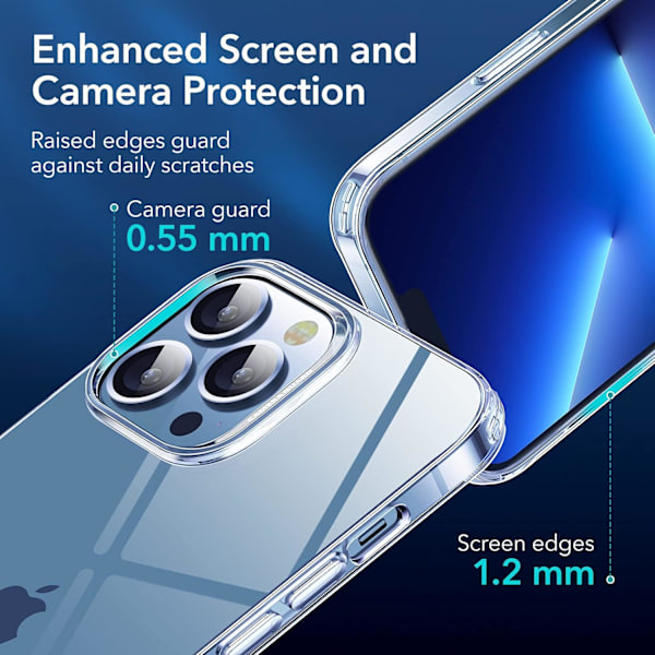 Case Compatible with iPhone 13 Pro Max, Slim High Transparency Cover