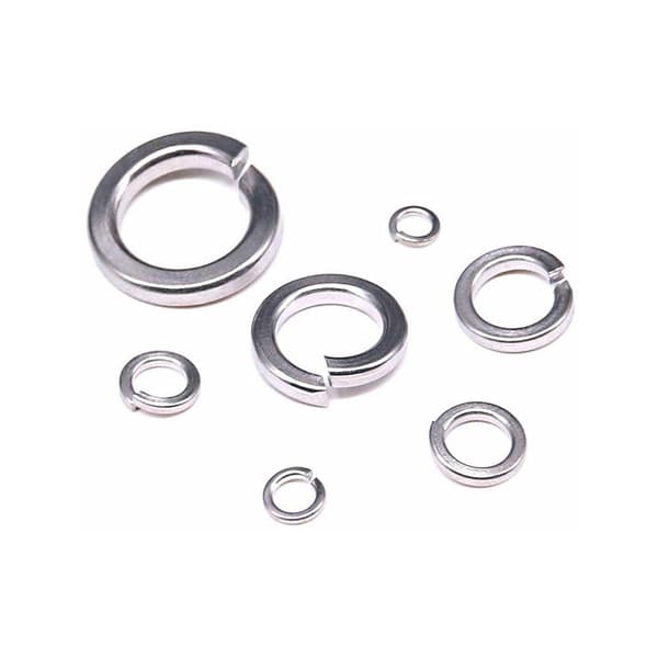 Single Spring Washer, 304 Stainless Steel Single Spring Washer Assortment Set (410 Pieces, 8 Sizes)