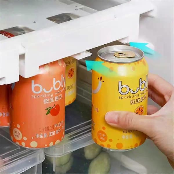 Can Dispenser Beer Soda Storage Rack Refrigerator Organizer Soda Can Drink Bottle Holder