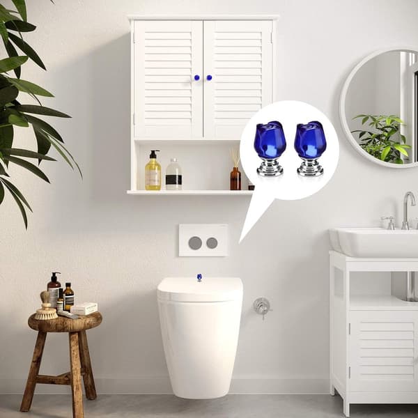 Main Control Panel - 2 Pcs Shaped Toilet Tank Button Press Tool Suitable for Toilet, Bathroom Home Press Aid for Washroom Blue_yu