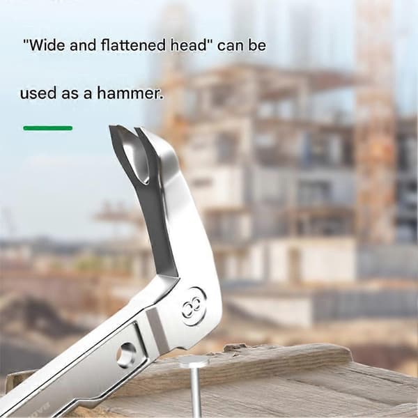 BAOLIAN 8/10/12 inch Electroplated Stainless Steel Widened Flat Chisel Puller Multifunction Tool 8 Inches 8 Inches