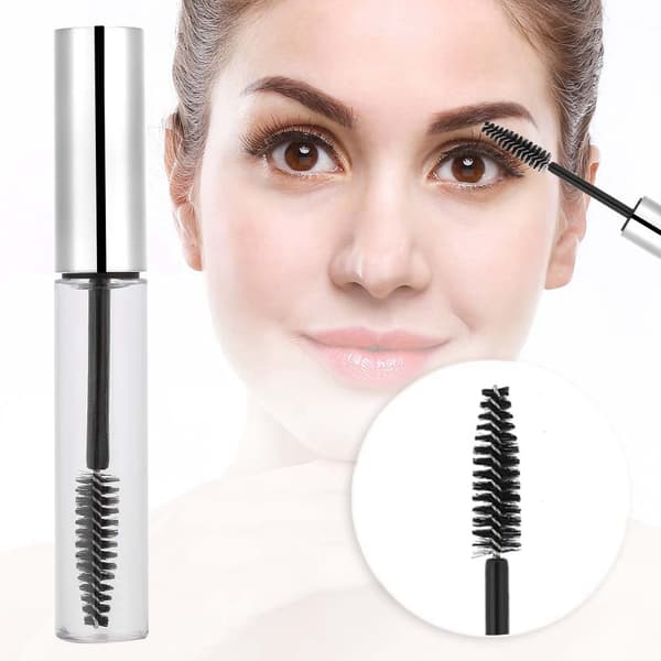 5 Colors 10ml Empty Mascara Tube with Eyelash Brush Empty Mascara Container Bottle #1