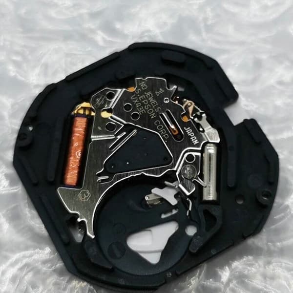Japanese Movement VX43E VX43 Quartz Movement Double Calendar Three Pins with Battery