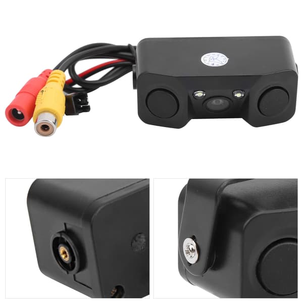 Car Rear View Camera Kit High Definition Parking Radar Sensor LED Light Night Vision