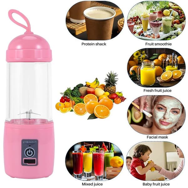 Bærbar Mini Juicer Elektrisk Juicer Multifunktionel Juicer Genopladelig Student Juicer