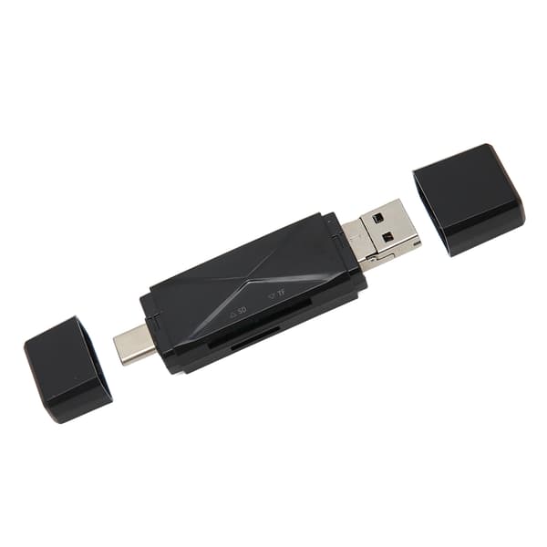 USB C USB2.0 MICRO USB-lagerkortlæser med 3 stik 104MBps 3 i 1 USB-lagerkortlæser til bærbar computer mobiltelefon