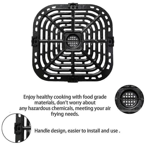 Replacement Grill Plate for Air Fryer Crispers for Instant Vortex 6qt Pan only Pan only