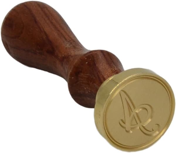 Voksseglstempel forseglingsvoks klassisk initialalfabet retro tre Z001 (A) -
