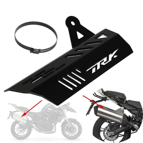 Motorcycle Exhaust Pipe Heat Shield Guard Cover Muffler Protector for Benelli TRK702X TRK702 Access