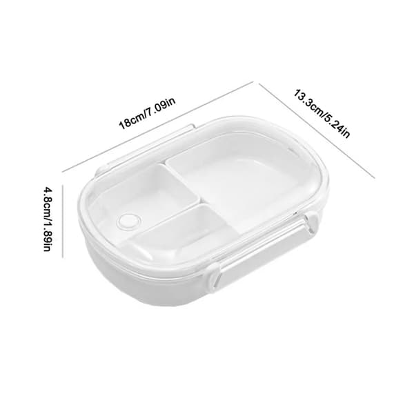 3-piece lunch box set, microwave-safe lunch box, portable bento box, lunch box, food storage container for refrigerator