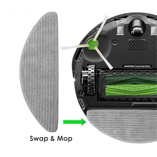 Erstatningsmoppeklude til iRobot Roomba Combo I5, I5+, J5, J5+ Støvsuger Reservedele