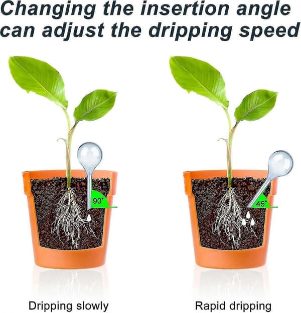 Plant Automatic Watering Irrigation Drip 1.96 \" Diameter (Blue) 12 Pieces