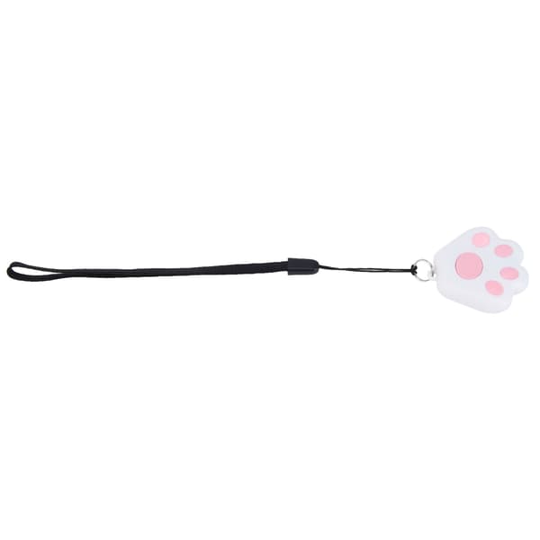 Anti-tabt alarmsensor Kompakt bærbart design Hundepoteform Trådløs Smart Tovejs Nøglefinder Pink