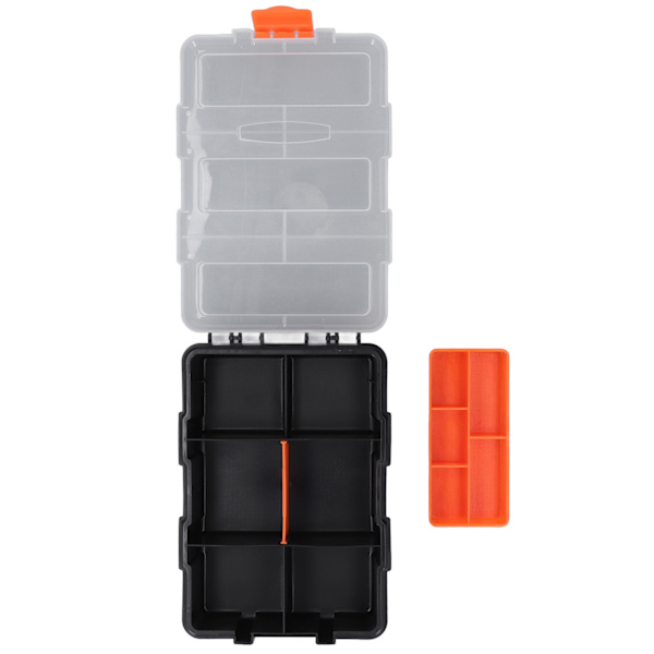 Parts Box Classification Grid Storage Box PVC Components Parts Tool Organizer for Hardware Assembly