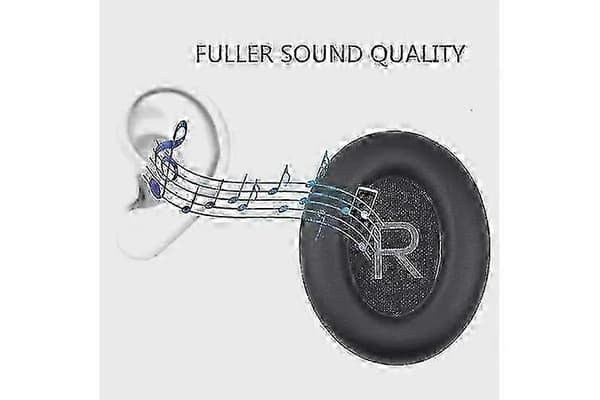 Øreputer for Bose Qc45 Hodetelefoner Svart
