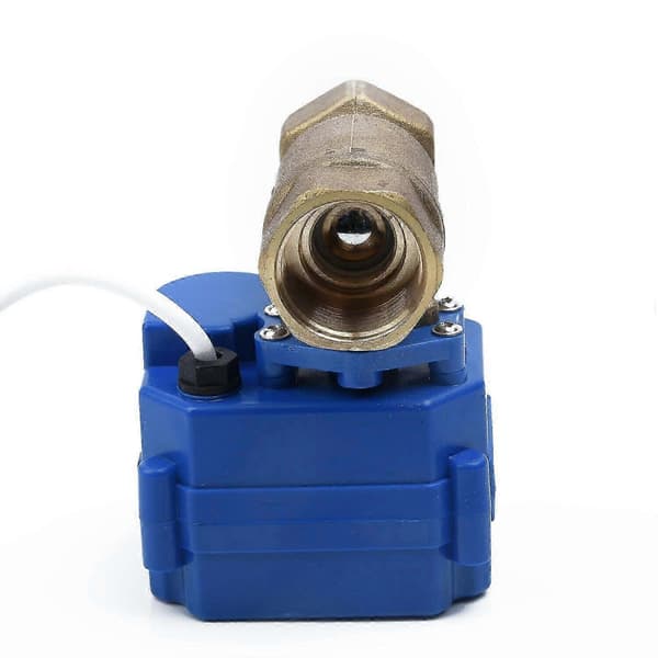 12V DC Elektrisk Motoriserad Kulventil DN20 G3/4 med Mässingskonstruktion