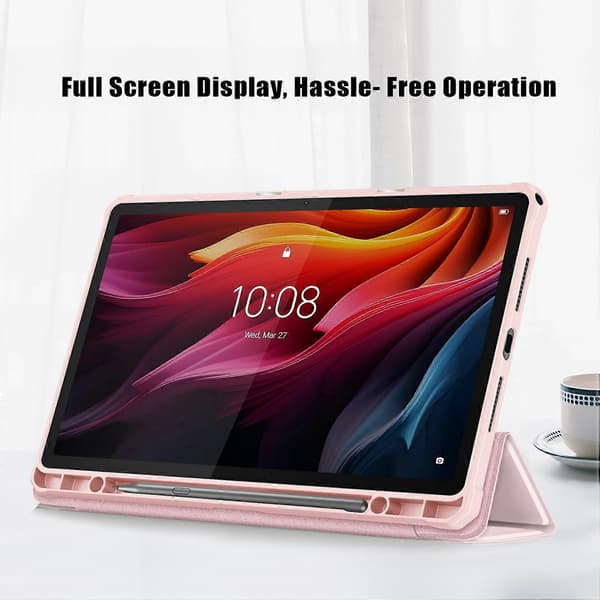 Etui til Tab K11 Plus TB230XC Auto Sleep/Wake PU Læder Flip Tablet Etui Tredobbelt Foldbart Stativ [DB] Flerfarvet Stil E Multicolor Style E