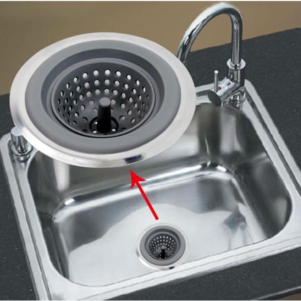 Shower and Sink Strainer, 3-pack Drain Strainer, Sink Plug