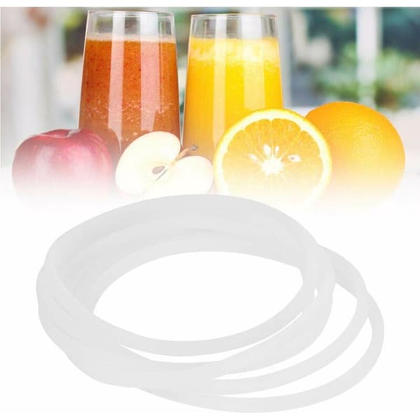 3/6 stk. nye erstatningspakninger gummipakningsring til Magic Bullet Flat/Cross Blade (6 stk.)