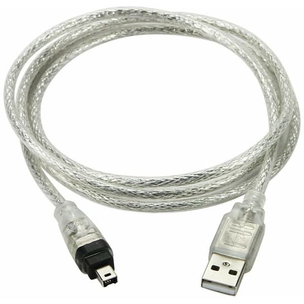 USB hann til Firewire IEEE 1394 4-pinners hann iLink-adapterkabel for Sony DCR-TRV75E DV
