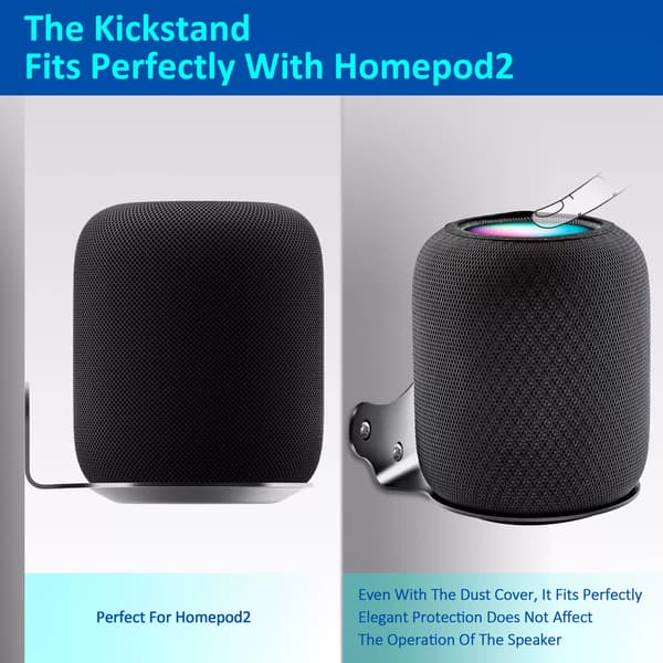 Aluminium HomePod 2 HomePod First Version Wall Mount Scratch-Free Bracket for Smart Speaker Hom