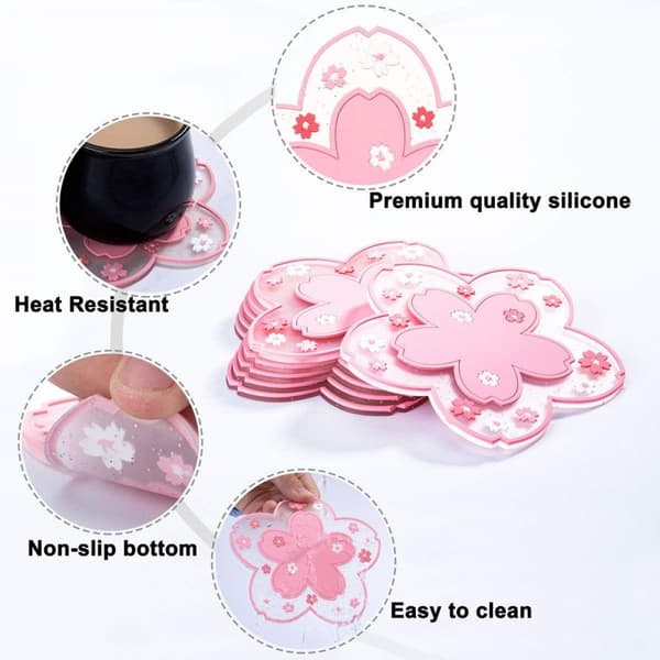 #Coasters Coasters Coasters 6-pack Silicone Coasters#