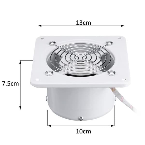 TEMPSA Silent Kitchen Exhaust Fan Window Extractor For Kitchen Bathroom