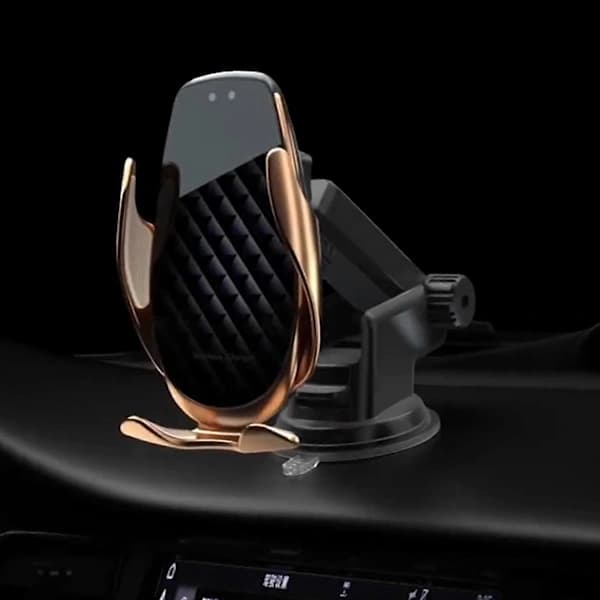 Universal Car Dashboard Mount with Powerful Suction Cup & 360 Degree Rotation, Heat Resistant for Secure Phone Navigation
