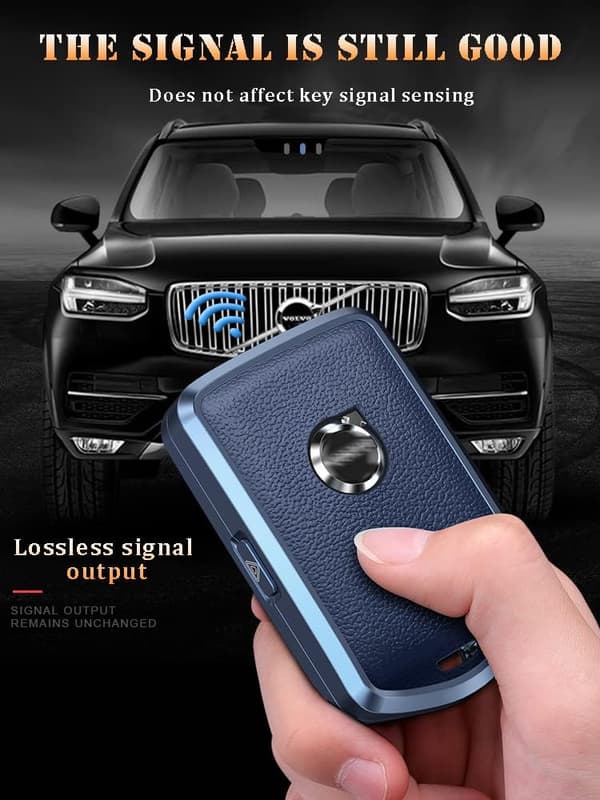 Volvo Smart bilnøgleholder - farve - Til Volvo XC60 XC70 XC90