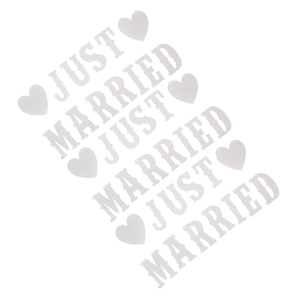 Newly Married Banners Multifunctional Easy to Use Cute Design Complete Tools Wedding Decorations Banners for Parties
