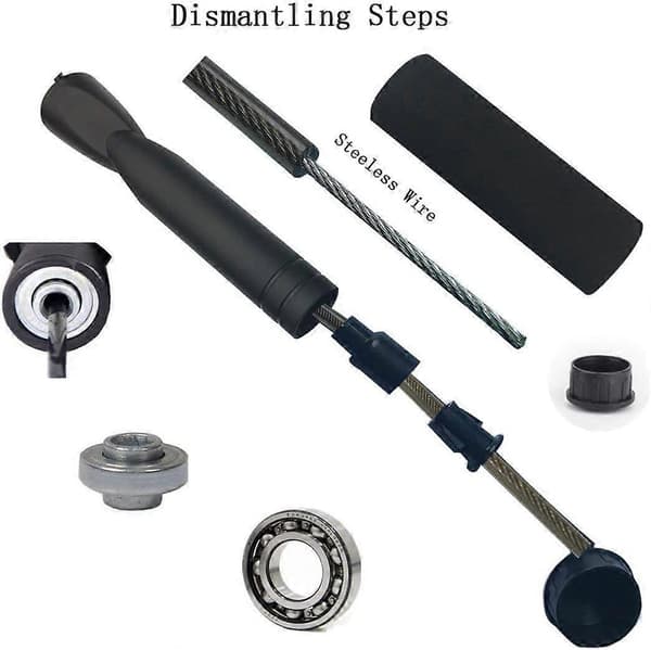 Professional Adjustable Steel Wire Jump Rope That Won't Tangle Is Durable, Easy To Adjust