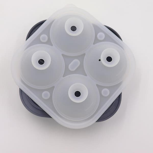 3D roseformet isbitform, enkel å slippe silikon og fleksibelt brett, gjenbrukbart, svart