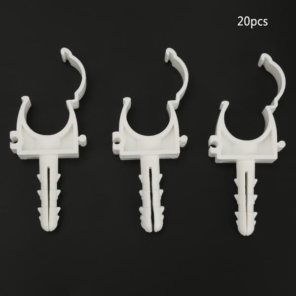 U-shaped Pipe Clamp Water Pipe Fixed Clips Support Holder with Screws (25mm)